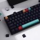 GMK Metropolis Black 104+25 Full PBT Dye-subbed Keycaps Set for Cherry MX Mechanical Gaming Keyboard